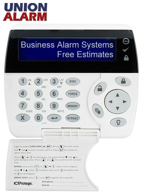 Business-Alarm-System-Edmonton-Union-Alarm-LCD-Keypad